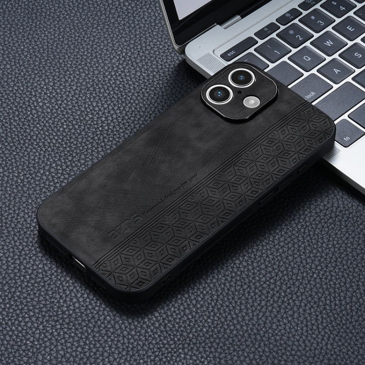 For iPhone 16 AZNS 3D Embossed Skin Feel Phone Case(Black) - iPhone 16 Cases by AZNS | Online Shopping South Africa | PMC Jewellery | Buy Now Pay Later Mobicred