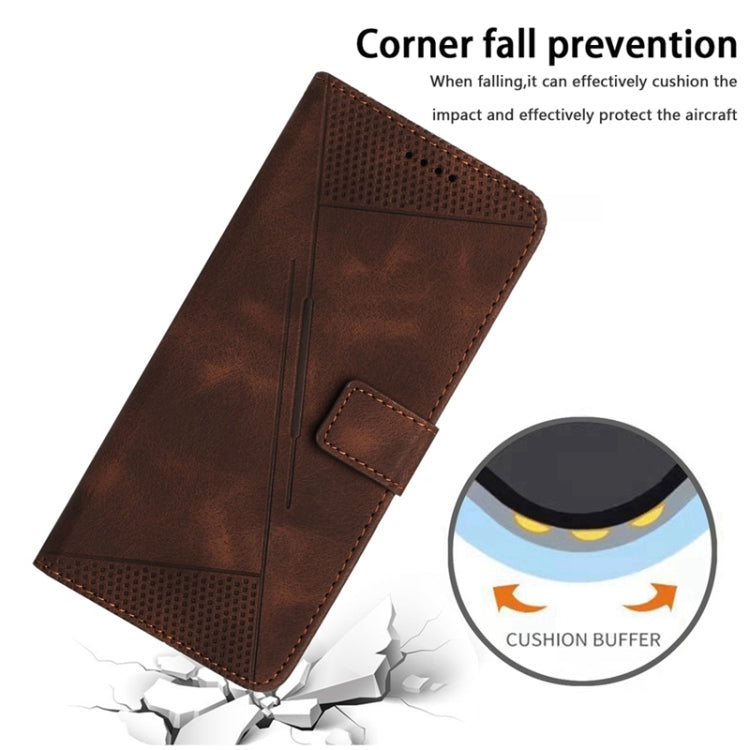 For Samsung Galaxy M33 Dream Triangle Leather Phone Case with Long Lanyard(Brown) - Galaxy Phone Cases by PMC TechLife | Online Shopping South Africa | PMC TechLife