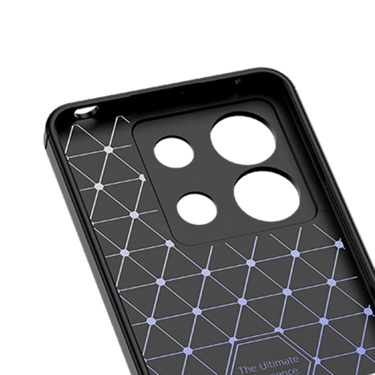 For Xiaomi Redmi Note 13 Litchi Texture Shockproof TPU Phone Case(Black) - Note 13 Cases by PMC TechLife | Online Shopping South Africa | PMC TechLife | Buy Now Pay Later Mobicred