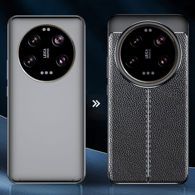 For Xiaomi 14 Ultra Litchi Texture Shockproof TPU Phone Case(Blue) - free shipping - PMC TechLife - Order now!