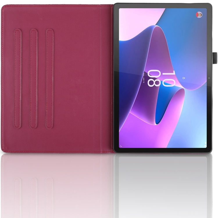 For Lenovo Xiaoxin Pad 11 2nd 2023 Tree Life Embossed Rotation Leather Tablet Case(Red) - Lenovo by PMC TechLife | Online Shopping South Africa | PMC TechLife | Buy Now Pay Later Mobicred