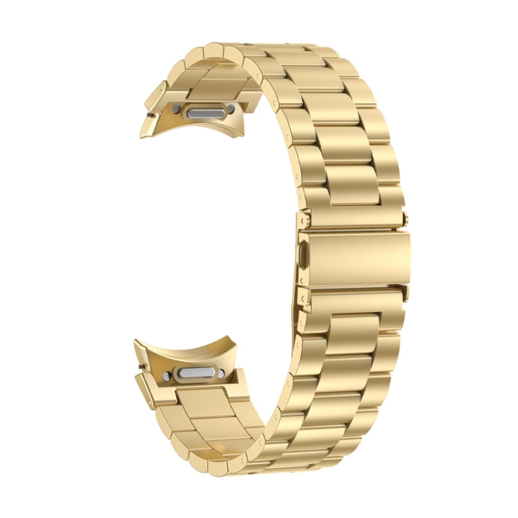 For Samsung Galaxy Watch 6 Three Strains Metal Watch Band(Gold) - free shipping - PMC TechLife - Order now!