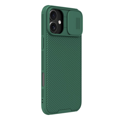 For iPhone 16 Plus NILLKIN CamShield Pro PC Phone Case(Green) - iPhone 16 Plus Cases by NILLKIN | Online Shopping South Africa | PMC Jewellery | Buy Now Pay Later Mobicred