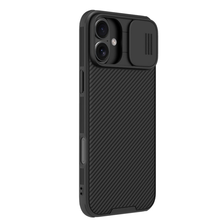 For iPhone 16 NILLKIN CamShield Pro PC Phone Case(Black) - iPhone 16 Cases by NILLKIN | Online Shopping South Africa | PMC Jewellery | Buy Now Pay Later Mobicred