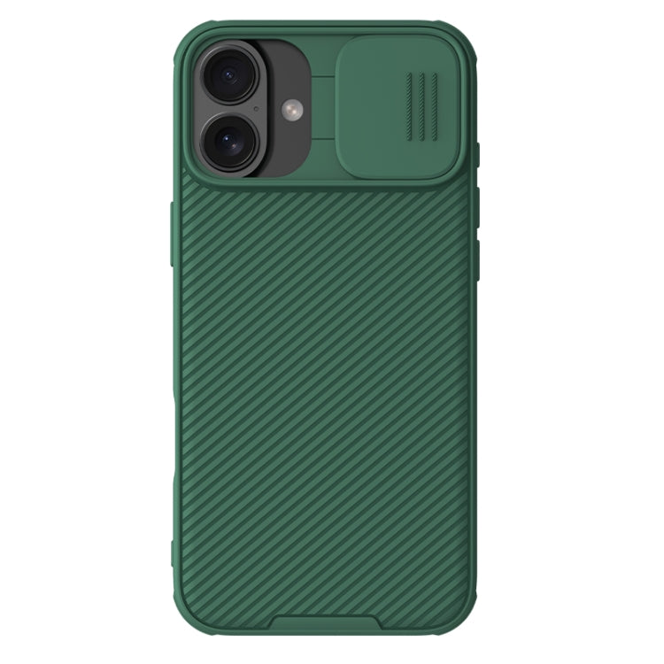 For iPhone 16 NILLKIN CamShield Pro PC Phone Case(Green) - iPhone 16 Cases by NILLKIN | Online Shopping South Africa | PMC Jewellery | Buy Now Pay Later Mobicred