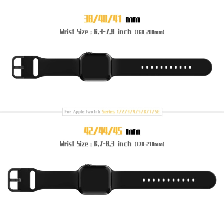 For Apple Watch SE 44mm Pin Buckle Silicone Watch Band(Black) - free shipping - PMC TechLife - Order now!