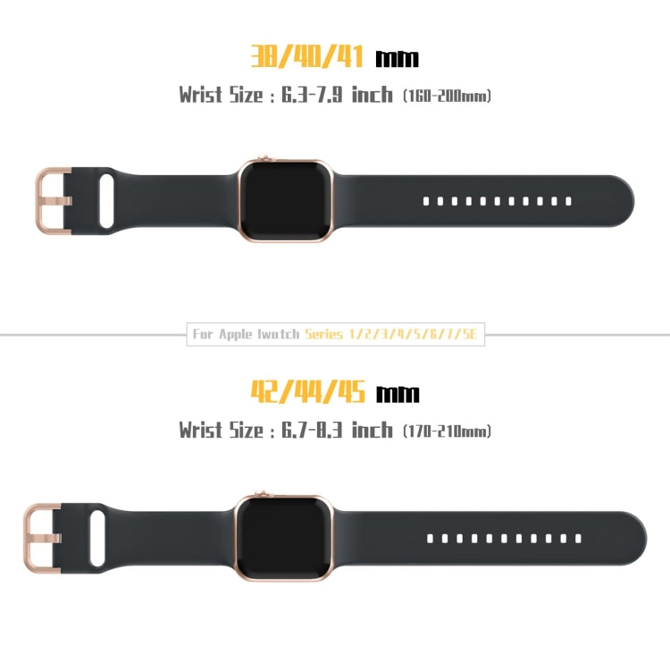 For Apple Watch SE 44mm Pin Buckle Silicone Watch Band(Dark Grey) - free shipping - PMC TechLife - Order now!