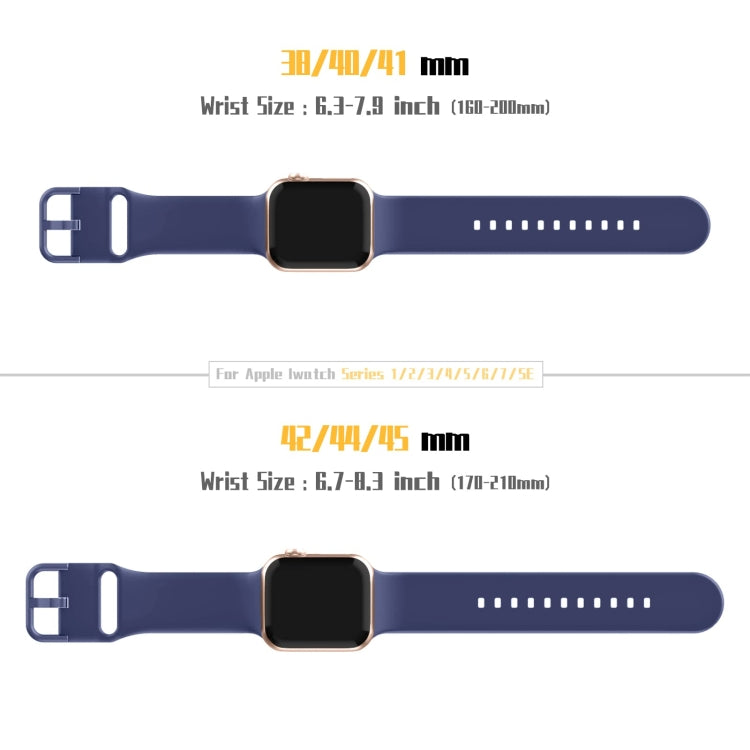 For Apple Watch 38mm Pin Buckle Silicone Watch Band(Violet Gray) - free shipping - PMC TechLife - Order now!