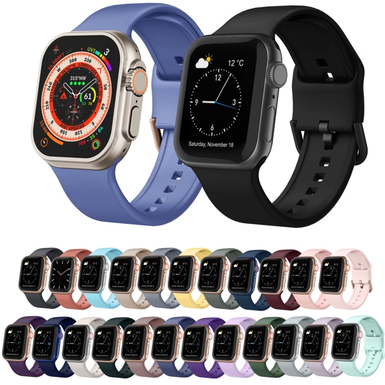 For Apple Watch 38mm Pin Buckle Silicone Watch Band(Light Blue) - free shipping - PMC TechLife - Order now!