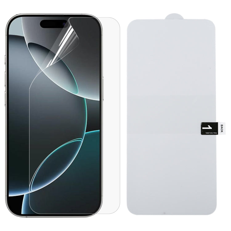 For iPhone 16 Pro Full Screen Protector Explosion-proof Hydrogel Film - iPhone 16 Pro Tempered Glass by PMC Jewellery | Online Shopping South Africa | PMC Jewellery | Buy Now Pay Later Mobicred