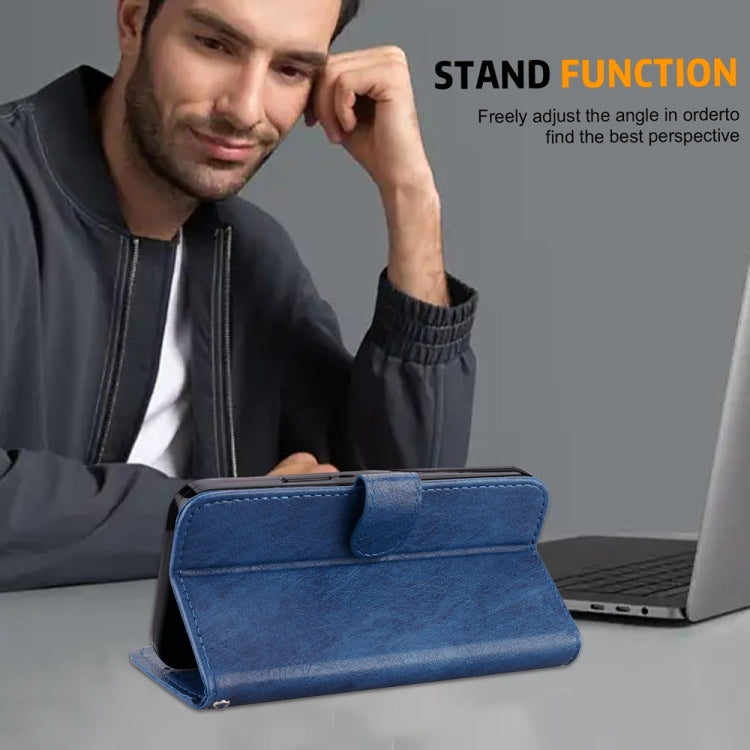 For Google Pixel 9 Pro Skin Feeling Oil Leather Texture PU + TPU Phone Case(Dark Blue) - Google Cases by PMC TechLife | Online Shopping South Africa | PMC TechLife | Buy Now Pay Later Mobicred