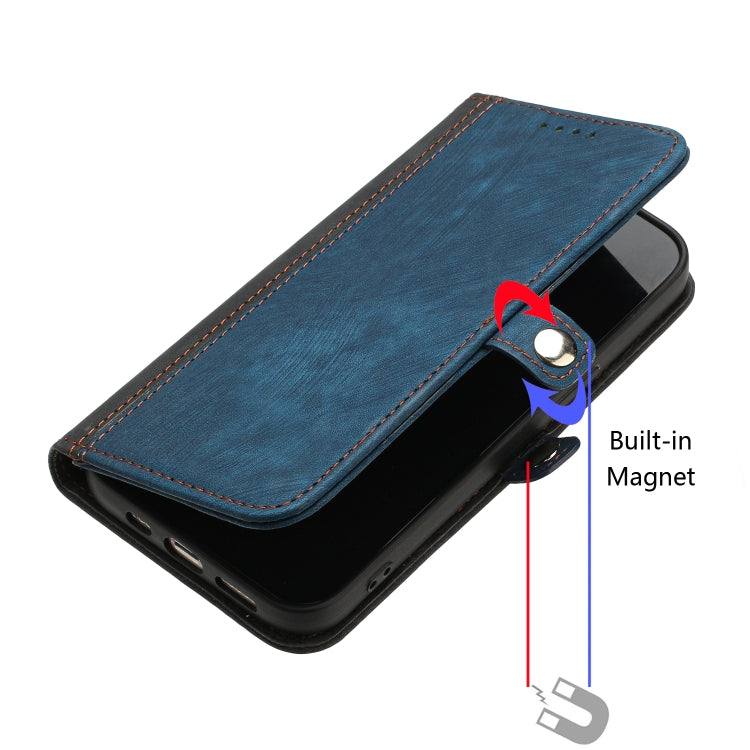 For Huawei Pura 70 Pro/70 Pro+ Side Buckle Double Fold Hand Strap Leather Phone Case(Royal Blue) - Huawei Cases by PMC Jewellery | Online Shopping South Africa | PMC Jewellery | Buy Now Pay Later Mobicred