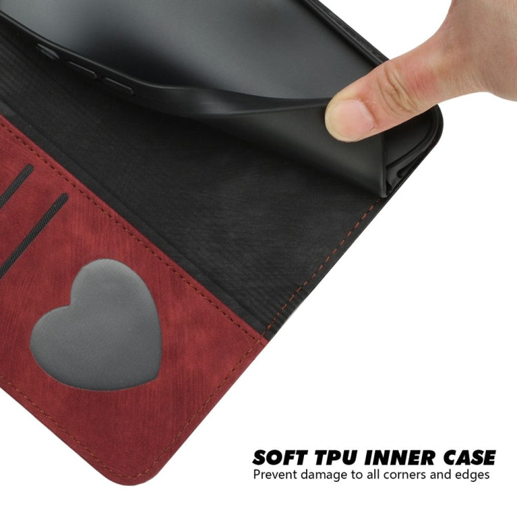 For Motorola Moto G Power 5G 2024 Side Buckle Double Fold Hand Strap Leather Phone Case(Red) - Motorola Cases by PMC Jewellery | Online Shopping South Africa | PMC Jewellery | Buy Now Pay Later Mobicred