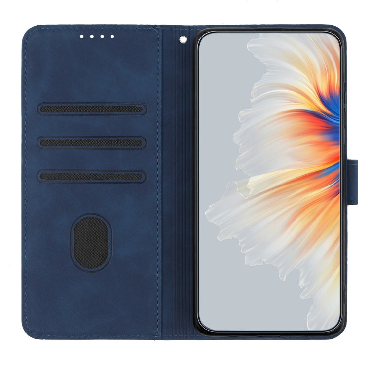 For iPhone 16e Heart Pattern Skin Feel Leather Phone Case(Royal Blue) - free shipping - PMC TechLife - Order now!