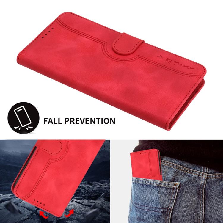 For iPhone 17 Pro Heart Pattern Skin Feel Leather Phone Case(Red) - free shipping - PMc TechLife - Order now!