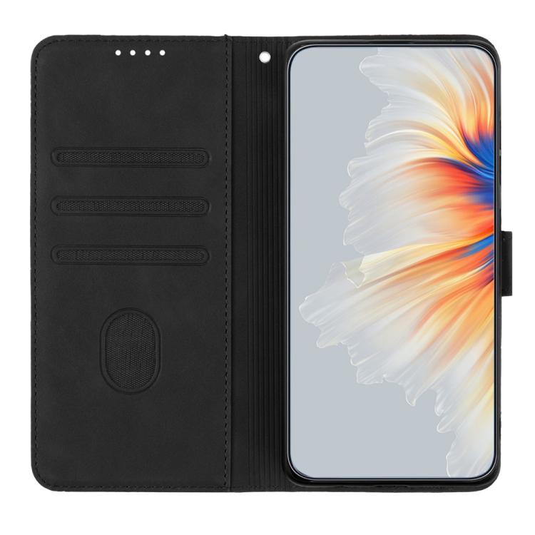 For iPhone 17 Pro Heart Pattern Skin Feel Leather Phone Case(Black) - free shipping - PMc TechLife - Order now!