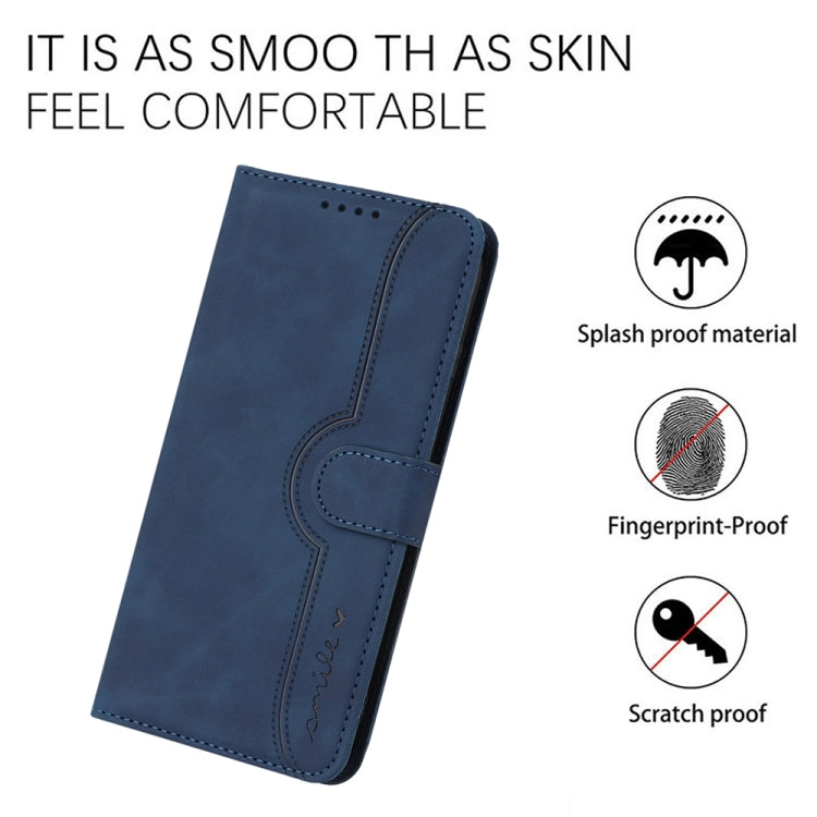 For Motorola Edge 5G 2024 Heart Pattern Skin Feel Leather Phone Case(Royal Blue) - Motorola Cases by PMC Jewellery | Online Shopping South Africa | PMC Jewellery | Buy Now Pay Later Mobicred