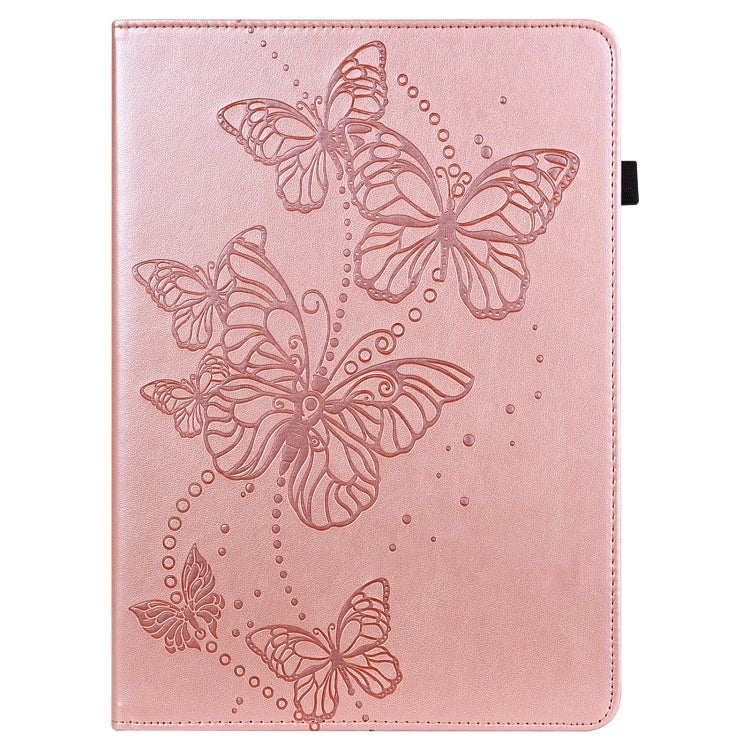 For Samsung Galaxy Tab S9 Embossed Butterfly Pattern Leather Tablet Case(Pink) - free shipping - PMC Jewellery - Order now!