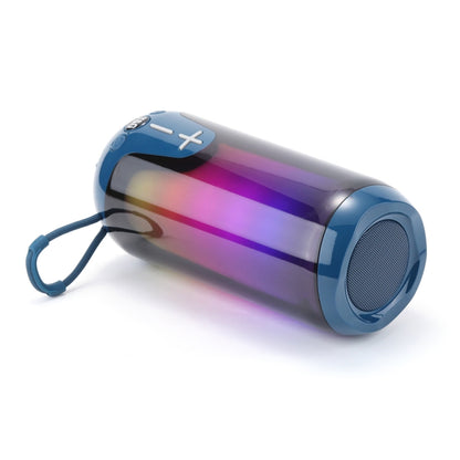 T&G TG651 Portable LED Wireless Bluetooth Speaker Outdoor TWS Subwoofer(Blue) - Desktop Speaker by T&G | Online Shopping South Africa | PMC Jewellery | Buy Now Pay Later Mobicred