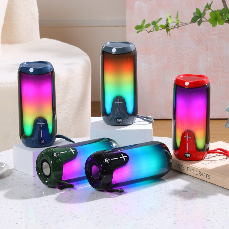 T&G TG651 Portable LED Wireless Bluetooth Speaker Outdoor TWS Subwoofer(Black) - free shipping - PMC Jewellery - Order now!