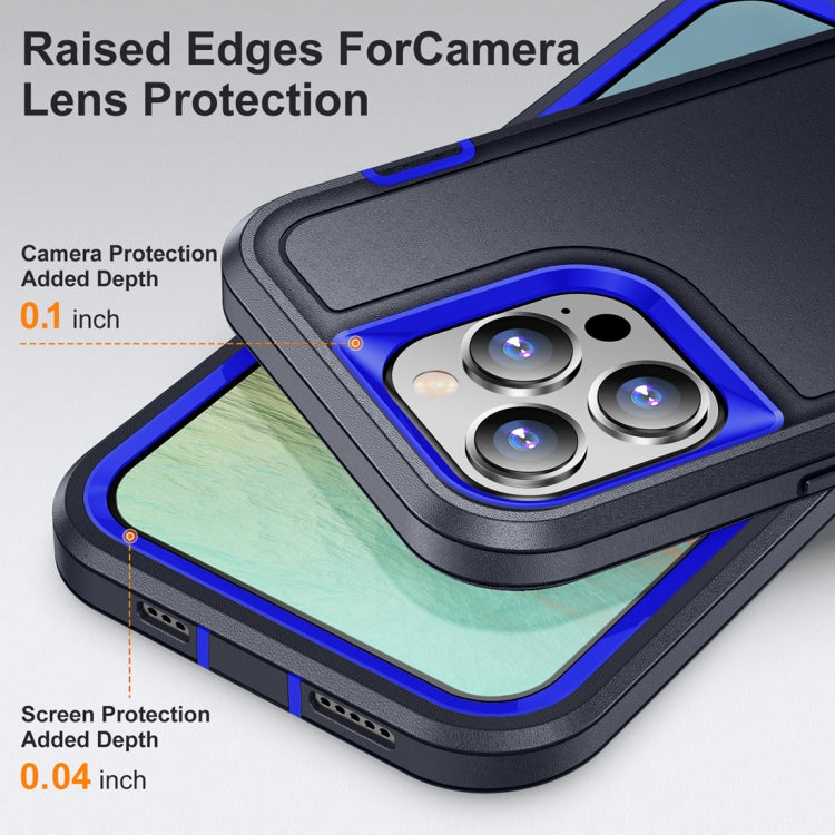 For iPhone 15 Pro Max Life Waterproof Rugged Phone Case(Dark Blue + Royal Blue) - iPhone 15 Pro Max Cases by PMC TechLife | Online Shopping South Africa | PMC TechLife