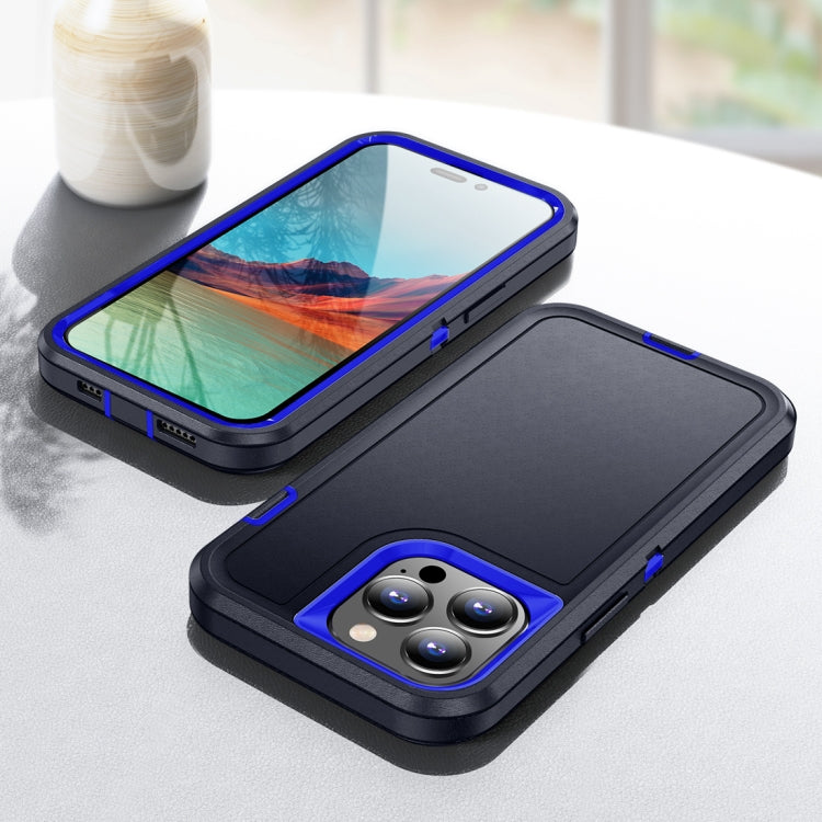For iPhone 15 Pro Max Life Waterproof Rugged Phone Case(Dark Blue + Royal Blue) - iPhone 15 Pro Max Cases by PMC TechLife | Online Shopping South Africa | PMC TechLife