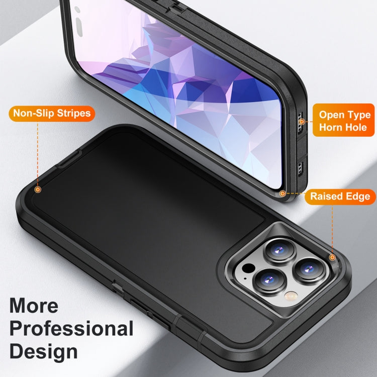 For iPhone 15 Pro Life Waterproof Rugged Phone Case(Black) - iPhone 15 Pro Cases by PMC TechLife | Online Shopping South Africa | PMC TechLife | Buy Now Pay Later Mobicred