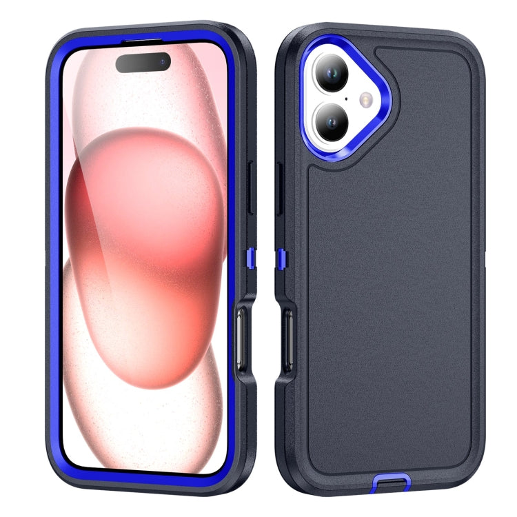 For iPhone 16 Plus Life Waterproof Rugged Phone Case(Dark Blue + Royal Blue) - iPhone 16 Plus Cases by PMC TechLife | Online Shopping South Africa | PMC TechLife | Buy Now Pay Later Mobicred