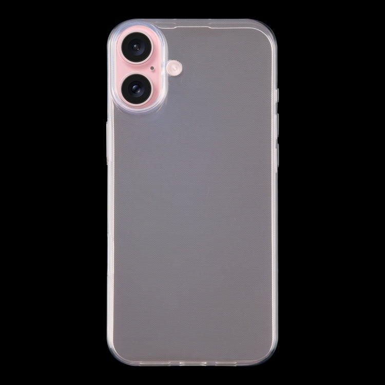 For iPhone 16 Ultra-thin Transparent TPU Phone Case - iPhone 16 Cases by PMC TechLife | Online Shopping South Africa | PMC TechLife | Buy Now Pay Later Mobicred