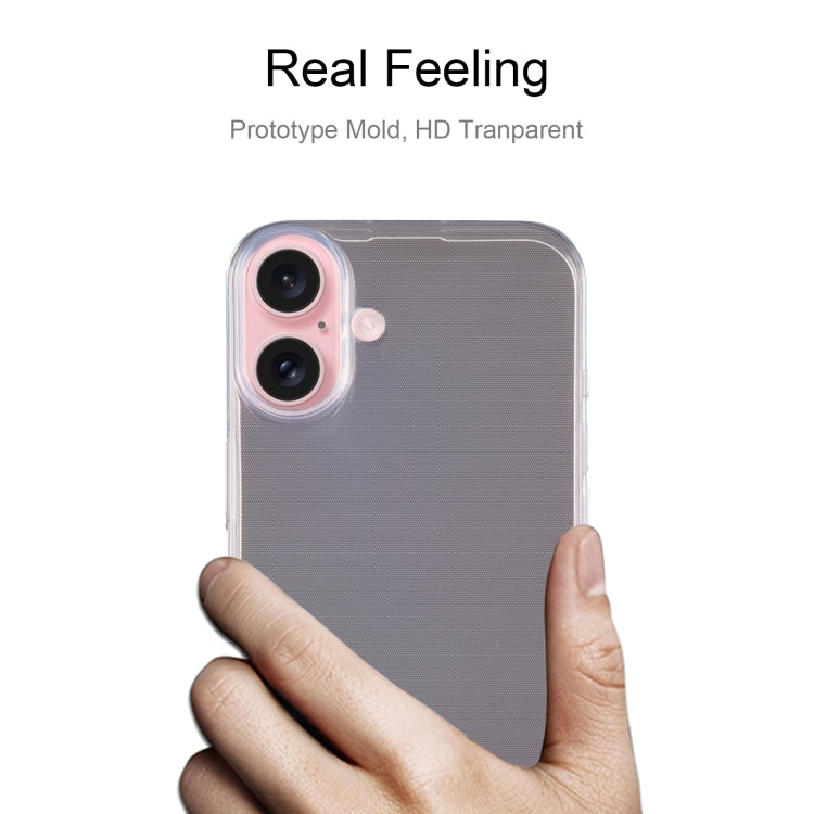 For iPhone 16 Plus Ultra-thin Transparent TPU Phone Case - iPhone 16 Plus Cases by PMC TechLife | Online Shopping South Africa | PMC TechLife | Buy Now Pay Later Mobicred