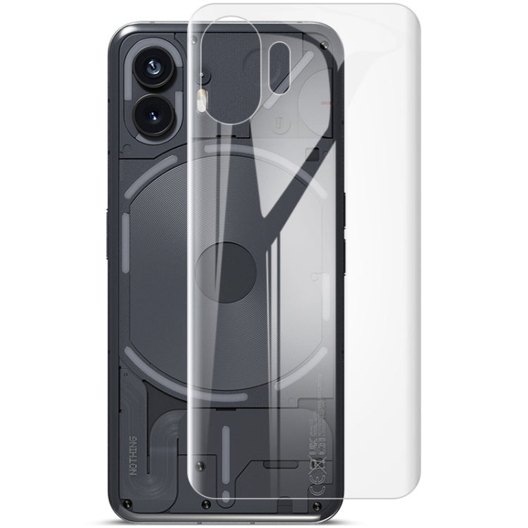 For Nothing Phone 2 2pcs imak Curved Hydrogel Film Pnone Back Protector - Others by imak | Online Shopping South Africa | PMC TechLife