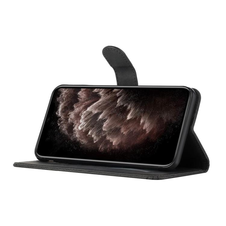 For iPhone 17 Cubic Skin Feel Flip Leather Phone Case(Black) - free shipping - PMc TechLife - Order now!