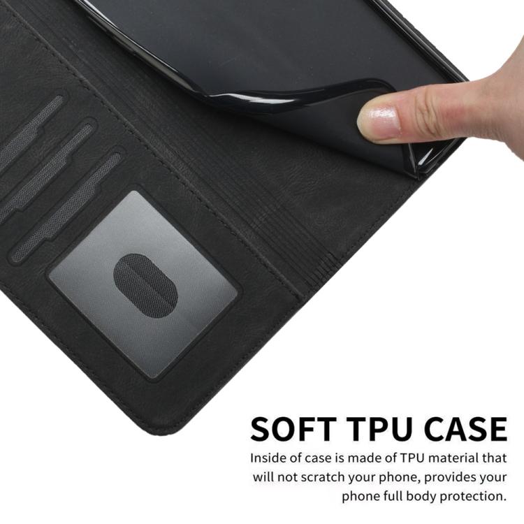 For iPhone 17 Cubic Skin Feel Flip Leather Phone Case(Black) - free shipping - PMc TechLife - Order now!