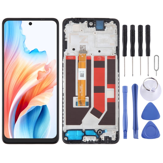 For OPPO A59 5G OEM LCD Screen Digitizer Full Assembly with Frame - LCD Screen by PMC Jewellery | Online Shopping South Africa | PMC Jewellery | Buy Now Pay Later Mobicred