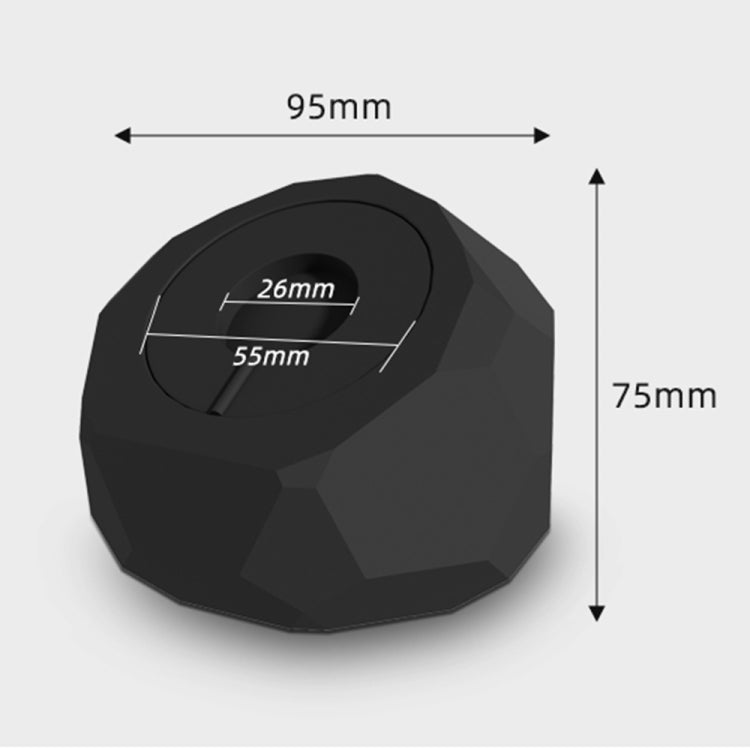 Diamond-shaped 2 in 1 Wireless Charging Silicone Base(Blue) - Charger / Holder by PMC TechLife | Online Shopping South Africa | PMC TechLife | Buy Now Pay Later Mobicred
