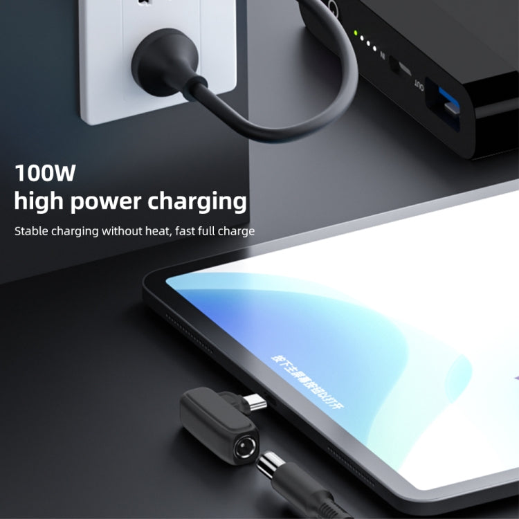 100W Q 6.0X0.6mm Female to USB-C/Type-C Male Plug Charging Adapter - Universal Power Adapter by PMC TechLife | Online Shopping South Africa | PMC TechLife | Buy Now Pay Later Mobicred