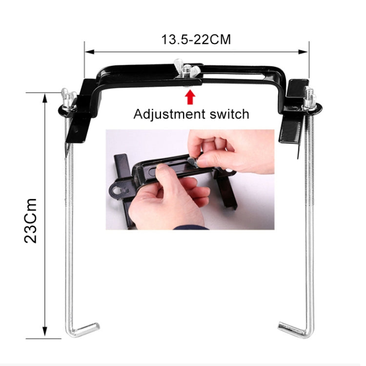Car Universal Battery Bracket Adjustable Battery Fixed Holder + Base Tray, Size:28.5cm Base + 23cm Bracket - Engine Fittings by PMC TechLife | Online Shopping South Africa | PMC TechLife | Buy Now Pay Later Mobicred