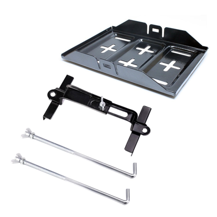 Car Universal Battery Bracket Adjustable Battery Fixed Holder + Base Tray, Size:28.5cm Base + 23cm Bracket - Engine Fittings by PMC TechLife | Online Shopping South Africa | PMC TechLife | Buy Now Pay Later Mobicred