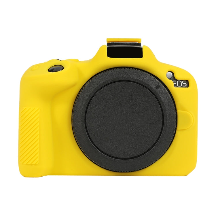 For Canon EOS R50 Soft Silicone Protective Case(Yellow) - Protective Case by PMC TechLife | Online Shopping South Africa | PMC TechLife
