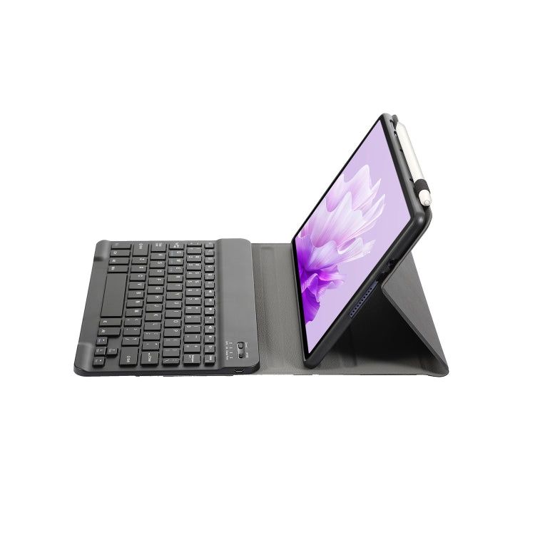 For Huawei MatePad 11.5 2023 AH17 Lambskin Texture Ultra-thin Detachable Bluetooth Keyboard Leather Case(Black) - Huawei Keyboard by PMC TechLife | Online Shopping South Africa | PMC TechLife
