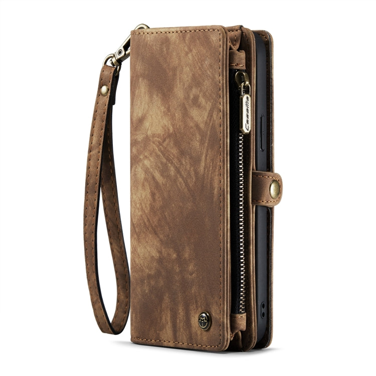 For iPhone 15 Pro Max CaseMe 008 Detachable Multifunctional Leather Phone Case(Brown) - free shipping - PMC Jewellery - Order now!