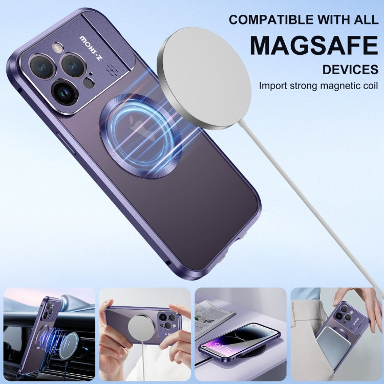 For iPhone 14 Aromatherapy Holder Single-sided MagSafe Magnetic Phone Case(Black) - iPhone 14 Cases by PMc TechLife | Online Shopping South Africa | PMc TechLife | Buy Now Pay Later Mobicred