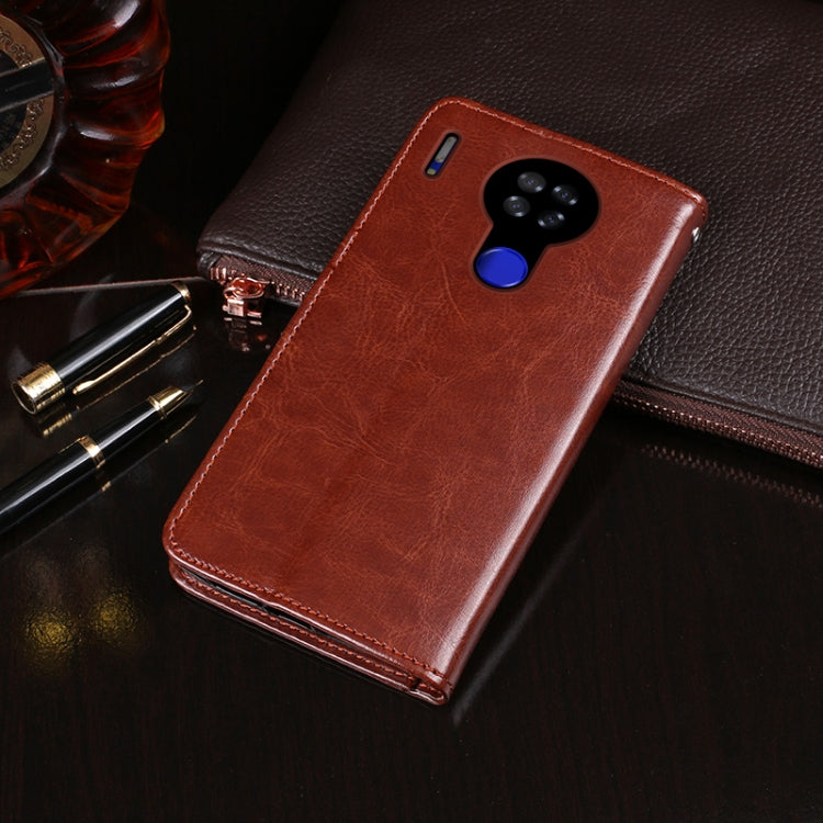 For Blackview A80 idewei Crazy Horse Texture Horizontal Flip Leather Case with Holder & Card Slots & Wallet(Black) - More Brand by idewei | Online Shopping South Africa | PMC TechLife | Buy Now Pay Later Mobicred