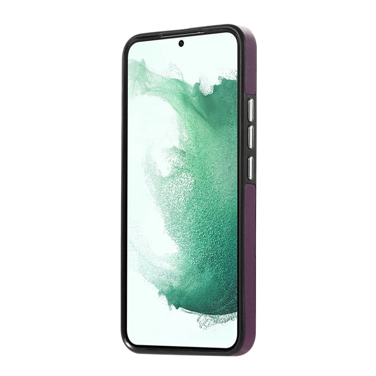 For Samsung Galaxy S23+ 5G Side Leather Magsafe Phone Case(Dark Purple) - Galaxy S23+ 5G Cases by PMC TechLife | Online Shopping South Africa | PMC TechLife