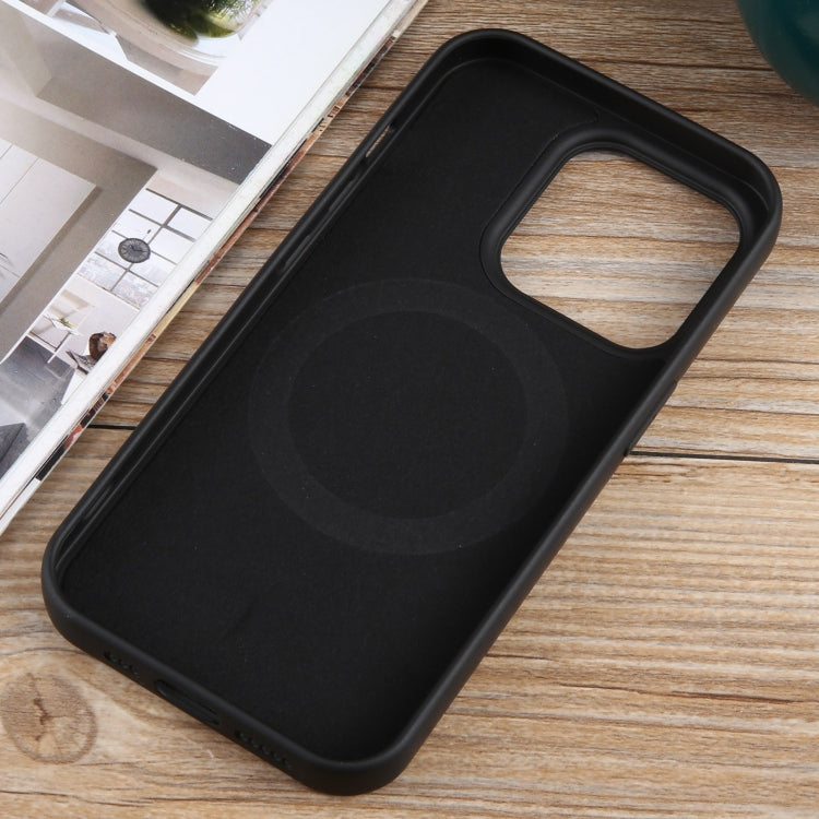 For iPhone 15 Pro MagSafe Liquid Silicone Phone Case(Black) - iPhone 15 Pro Cases by PMC TechLife | Online Shopping South Africa | PMC TechLife