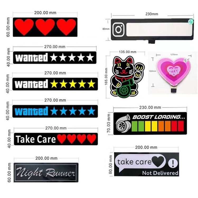 EL Luminous Car Stickers Cold Light Car Stickers Car Luminous Pattern Decoration(GOOD) - Decorative Sticker by PMC TechLife | Online Shopping South Africa | PMC TechLife | Buy Now Pay Later Mobicred