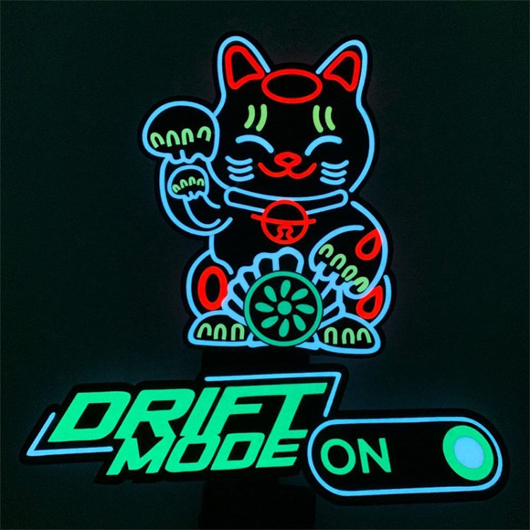 EL Luminous Car Stickers Cold Light Car Stickers Car Luminous Pattern Decoration(Drift Model) - Decorative Sticker by PMC TechLife | Online Shopping South Africa | PMC TechLife | Buy Now Pay Later Mobicred