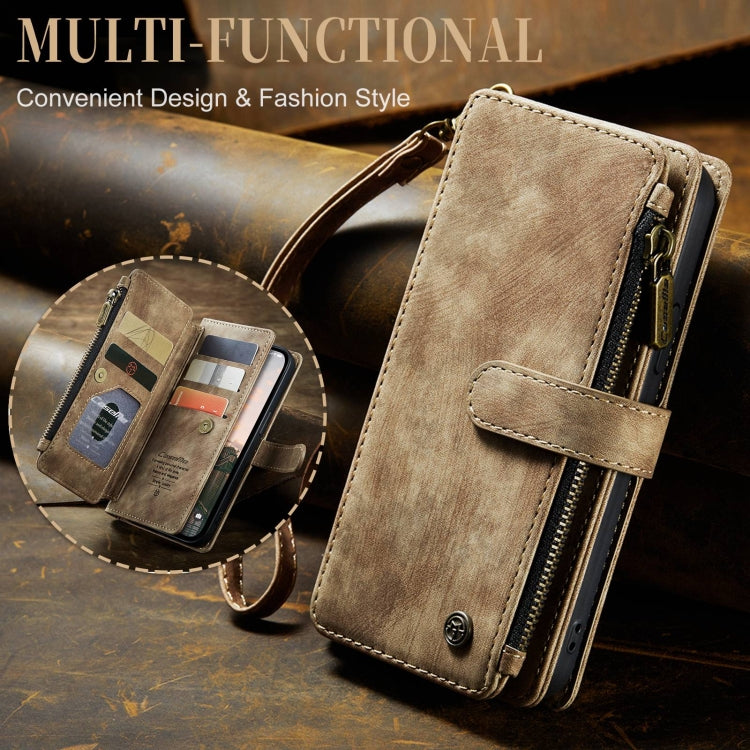 For iPhone 15 Pro Max CaseMe C30 Multifunctional Leather Phone Case(Brown) - free shipping - PMC Jewellery - Order now!