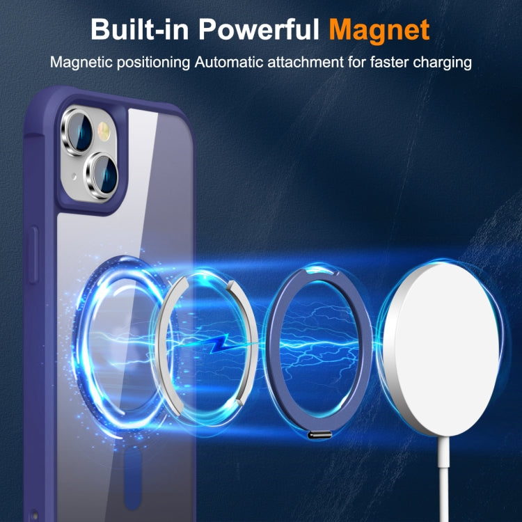 For iPhone 14 / 13 MagSafe Magnetic Rotating Holder Phone Case(Klein Blue) - iPhone 14 Cases by PMC TechLife | Online Shopping South Africa | PMC TechLife