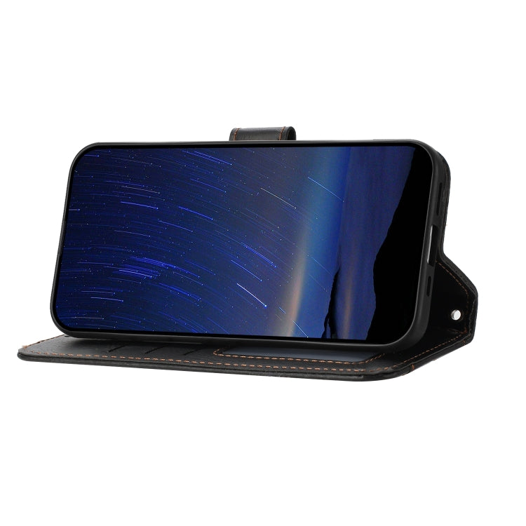 For iPhone 16e Oil Skin Zipper Wallet Leather Phone Case(Black) - iPhone 16e Cases by PMC TechLife | Online Shopping South Africa | PMC TechLife | Buy Now Pay Later Mobicred